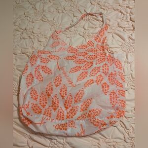 Free People Movement Women's Orange Floral Nylon Bag